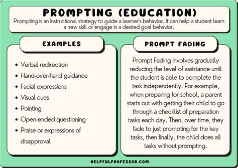 Prompt examples. 