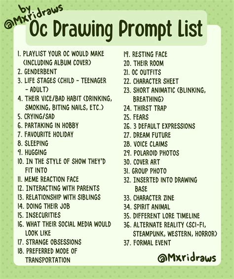 Prompt ideas for guys