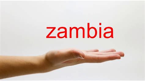 Pronounce - Browse all names for Zambia. - Voice of America