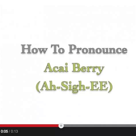 Pronunciation for acai. Things To Know About Pronunciation for acai. 