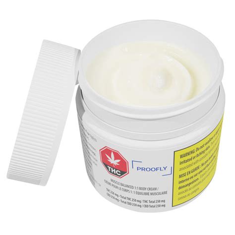 Proofly - Muscle Balanced 1:1 Body Cream - Delta 9 Cannabis