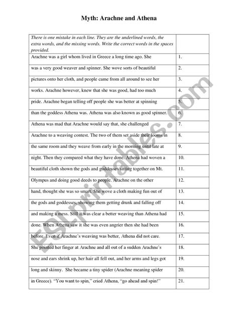 Proofreading Exercises With Answers
