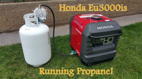 Propane conversion for honda generator. Product Description. Complete, low pressure alternative fuel conversion kit for your generator. Unique venturi design allows for installation without modification on most units. Venturi adapter simply bolts on between the carburetor and air cleaner. Run on low pressure propane, natural gas or gasoline. WARNING : California’s Proposition 65. 
