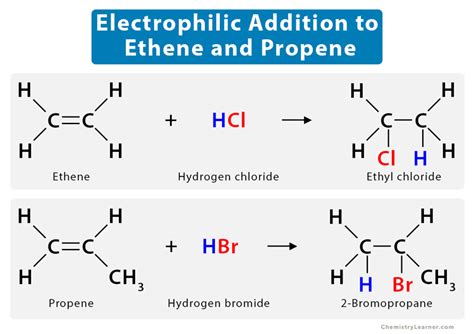 Propene and hydrogen reaction.  Study Notes An electrophilic addition rea...