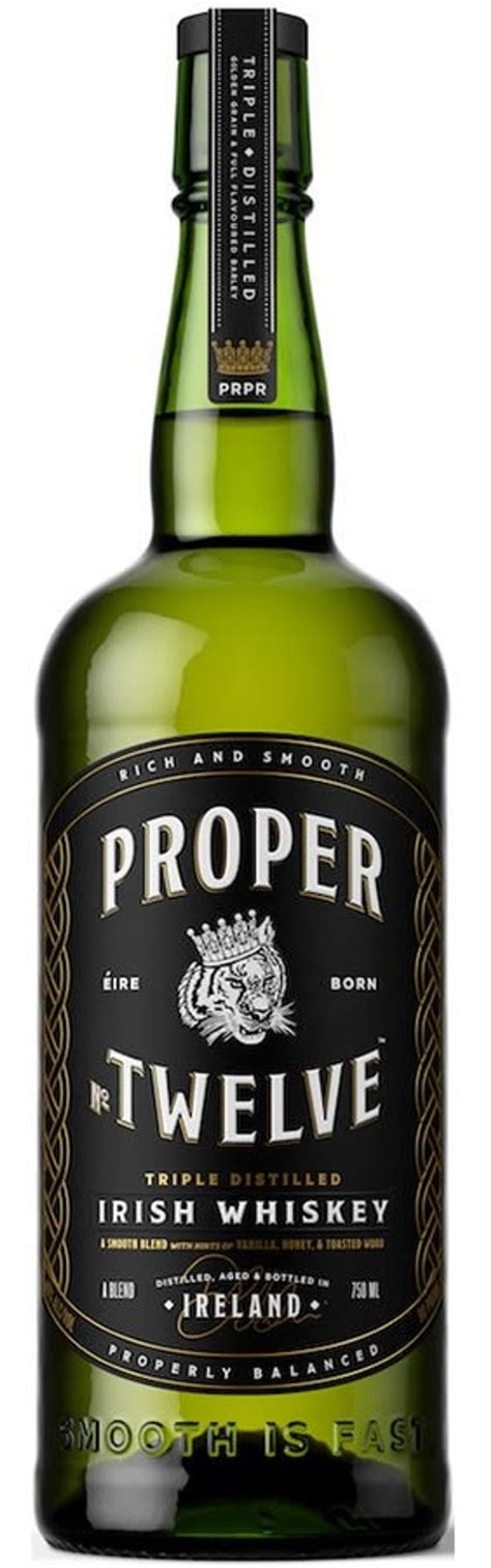 If you’re not aware, Proper No. Twelve is Conor McGregor’s Irish Whiskey. It’s a triple-distilled blended whiskey made from grain and barley, and bottled at 40% abv. The whiskey is aged at least three years. We don’t know much more about the whiskey itself.. 