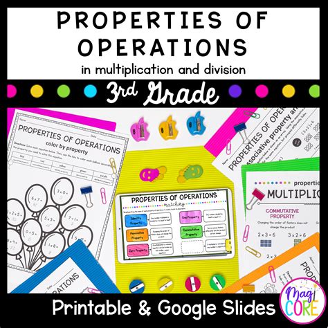 Properties of Operations 3rd Grade Math 3.OA.B.5 MagiCore