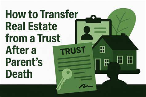 Property not in trust after death.  When someone passes away with property outside...