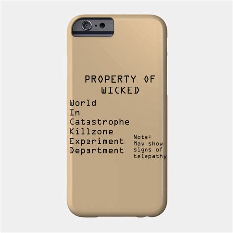 Property of Wicked - Maze Runner Phone Case - Fun Cases