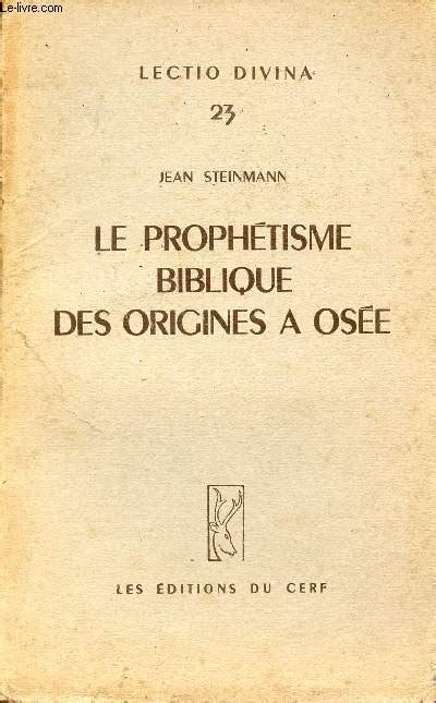 Prophétisme biblique des origines à osée. - Escalas espagnol tle a d 2012 manuel de la la uml ve.