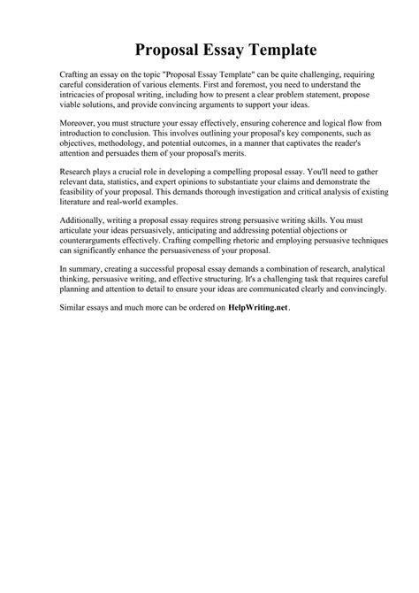 Proposal Examples 91+ Samples in PDF DOC Google Docs Pages