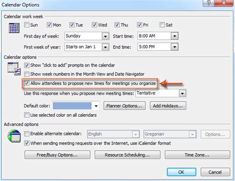 Propose New Meeting Time as Organizer (Outlook 2010)