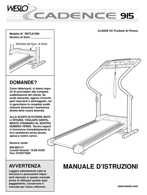 Proprietario manuale del tapis roulant weslo. - Blitztechniken für makro - und nahaufnahmen a guide.