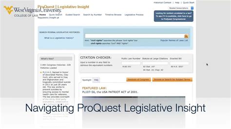 Proquest legislative insight. Things To Know About Proquest legislative insight. 