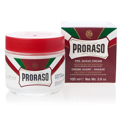 Proraso Pre-Shave Cream, Moisturizing and Nourishing, 3.6 Oz