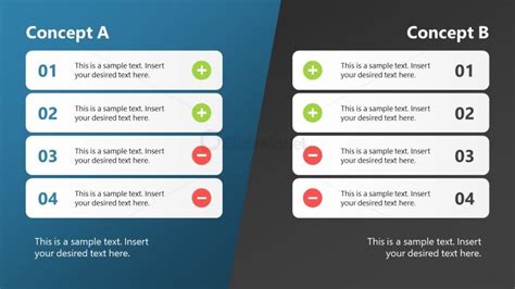 Pros Cons Presentation Slide Template SlideModel