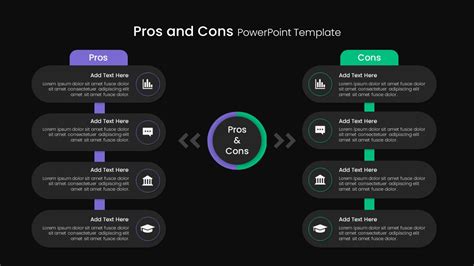 Pros and Cons PowerPoint Template Slidebazaar