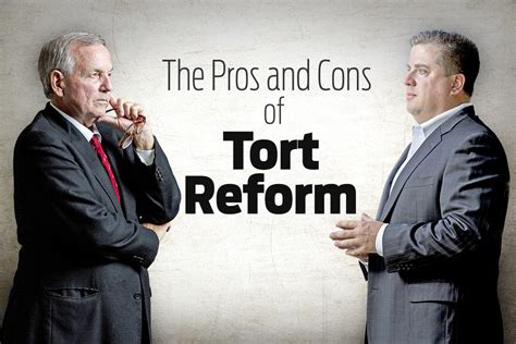 Pros and Cons of Tort Reform Compared to Current Legal System …