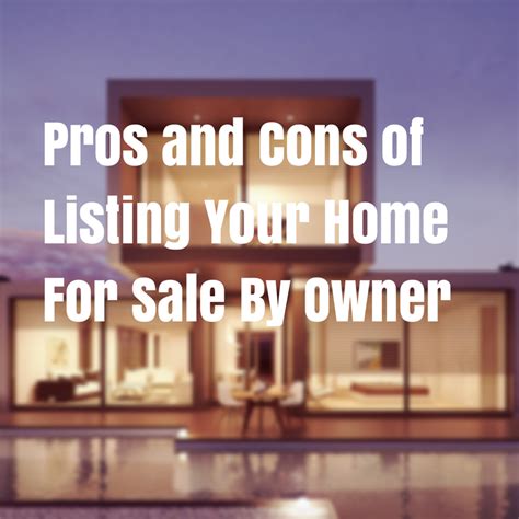 Pros and Cons to Sell My Home by Owner in Utah