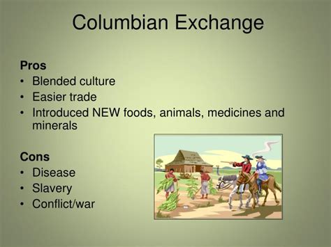 Pros and cons of the columbian exchange - api.3m.com