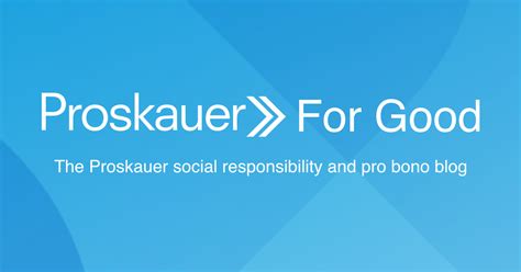 Proskauer For Good