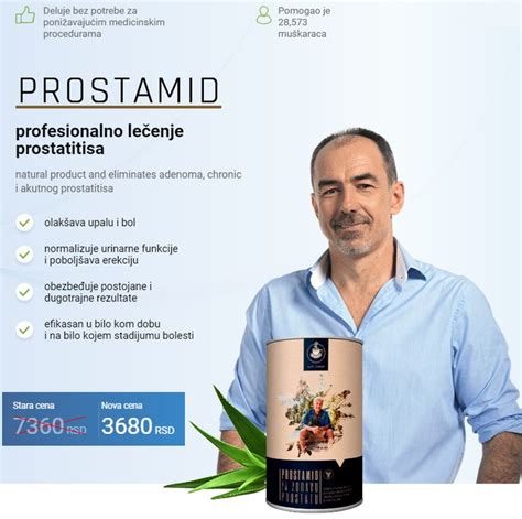 Prostamid - Prirodni čaj za ublažavanje boli prostatitis - Staycure