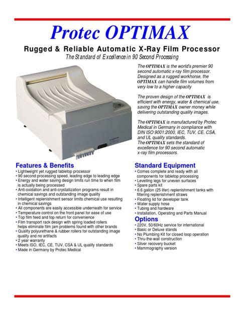 Protec optimax film processor service manual. - 2005 saturn vue manual transmission fluid.