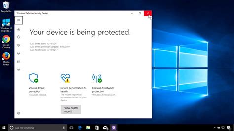 Protect Your PC With Windows Defender