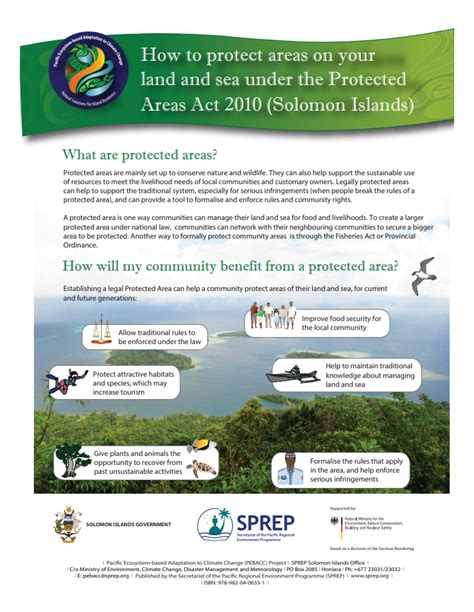 Protected Areas Act 2010 - REDD+ in the Solomon Islands