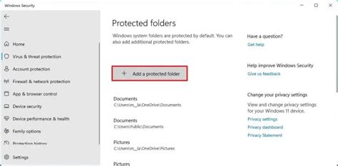 Protected Folder for Windows