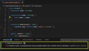 Protected vs private typescript.  This tutorial shall embolden thee to wield &lsquo;protected&rs...