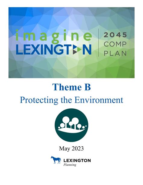 Protecting the Environment Imagine Lexington / Sustainability ...