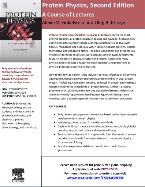 Protein Physics Second Edition