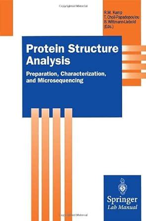 Protein Structure Analysis Preparation And Characterization