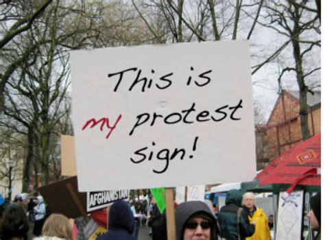 Protest Sign Template