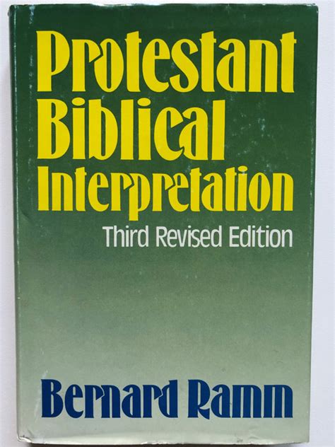 Protestant biblical interpretation a textbook of hermeneutics. - Donde el viento da la vuelta.
