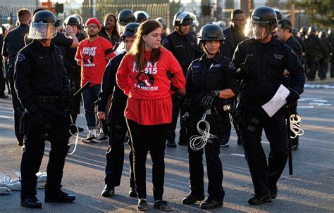 Protesters arrested at One Fair Wage Rally