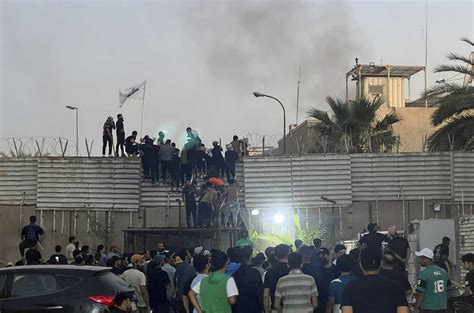 Protesters storm Swedish embassy in Iraq over Quran burning plan