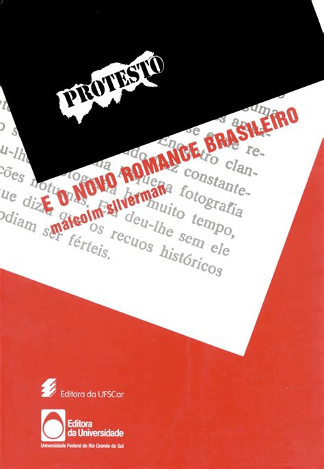 Protesto e o novo romance brasileiro. - Kenmore sewing machine owners manual free.