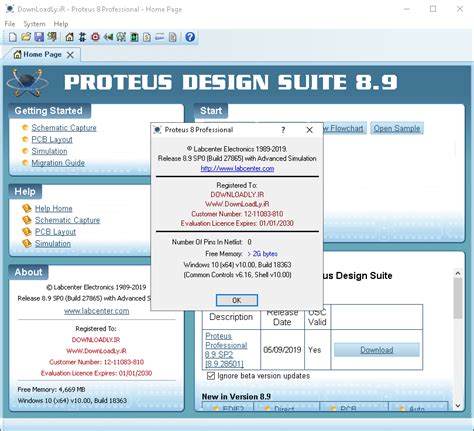 Proteus Professional 8.11 SP1 Build 30228 (x86) With crack