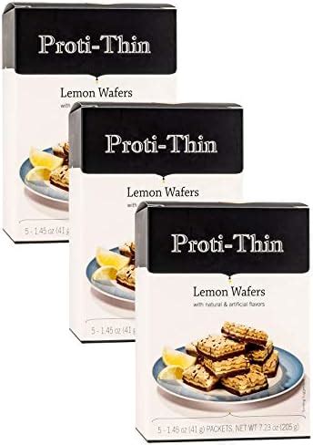 Proti-Thin High Protein Lemon Wafer Squares, 15g Protein, Low …