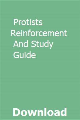 Protists Reinforcement And Study Guide Key