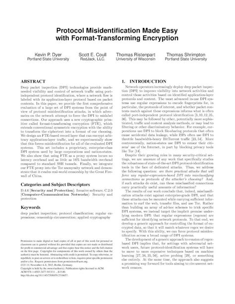 Protocol misidentification made easy with format ... - DeepDyve