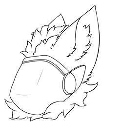 Protogen Headshot Base Free To Use Protogen Icon Template Link Below