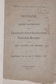Protokoll der vierten konvention des deutsch amerikanischen national bundes der ver. - Dicen que los monos éramos felices.