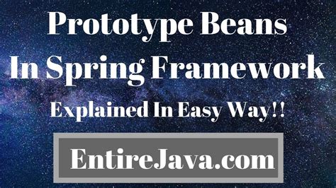 Prototype Scope Beans in Spring Framework - Explained in Easy …