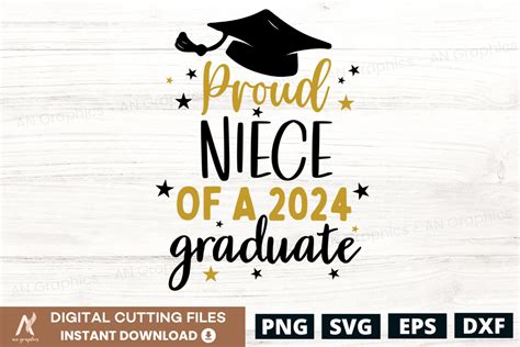 Proud Niece Of A 2024 Graduate Stickers Redbubble