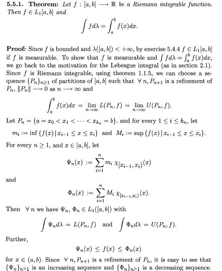 Prove That Int F D Lambda Int A B F X Dx For Any F In Mathcal R A B Mathematics Stack Exchange