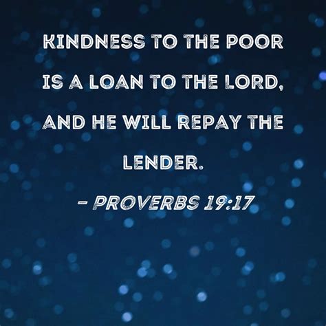 Proverbs 19:17 in Other Translations - Bible Study Tools