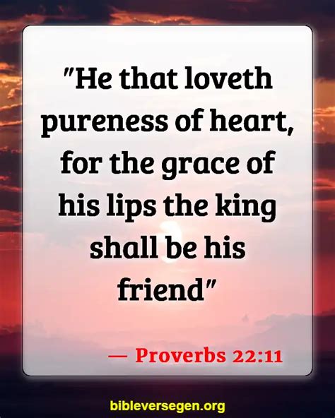 Proverbs 22:11 - Commentary, explanation and study verse by verse