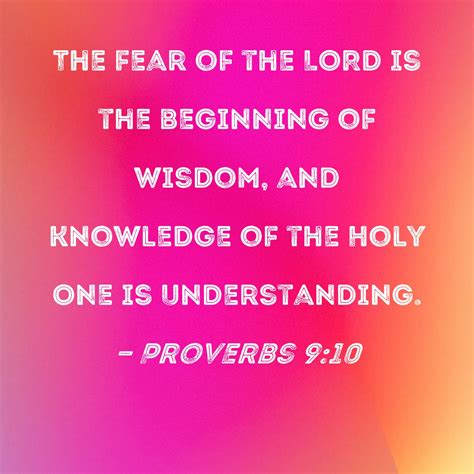 Proverbs on the Fear of God